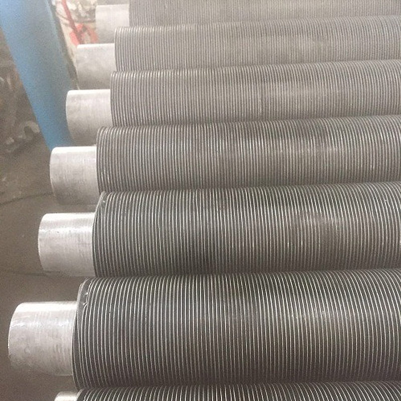 Inlaid finned tube