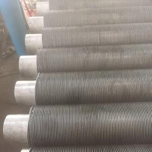 Inlaid finned tube