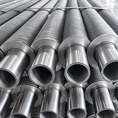 Laser welded finned tube (stainless steel pipe with stainless steel strip)