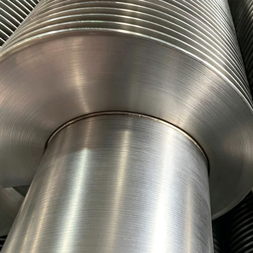 Laser welded finned tube (stainless steel pipe with stainless steel strip)