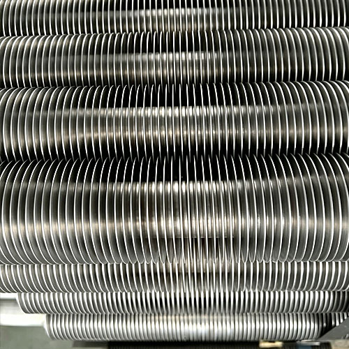 Laser welded finned tube (stainless steel pipe with stainless steel strip)