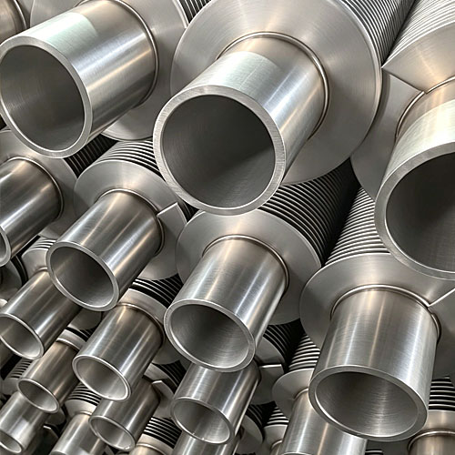 Laser welded finned tube (stainless steel pipe with stainless steel strip)