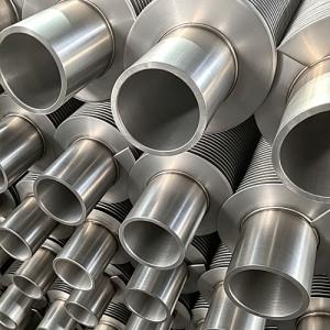 Laser welded finned tube (stainless steel pipe with stainless steel strip)