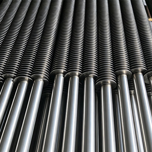Laser welded finned tube (stainless steel pipe with carbon steel strip)